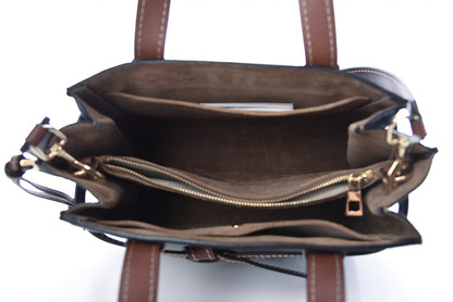 Loewe Calfskin Small Gate Tote Pecan Black 6 of 10