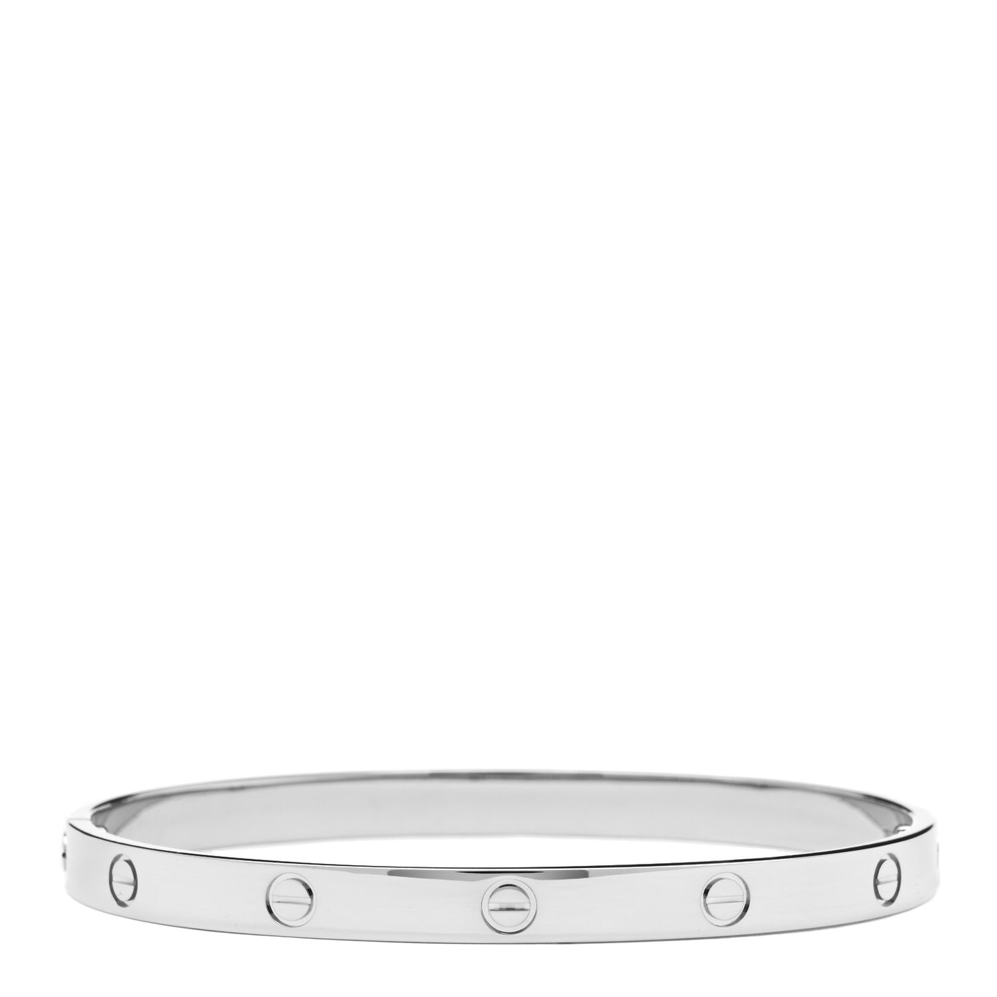 18K White Gold LOVE Bracelet 21