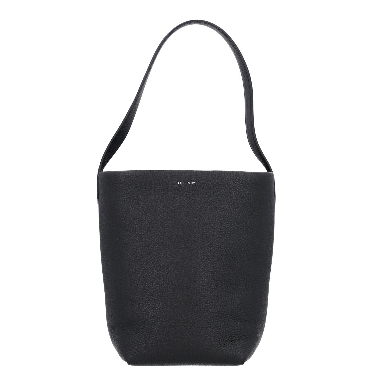 The Row Grained Calfskin Small N/S Park Tote Black 1 of 9