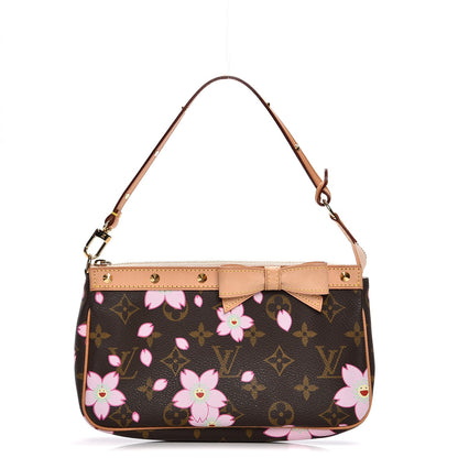 Louis Vuitton Monogram Cherry Blossom Pochette Accessories Brown 1 of 7