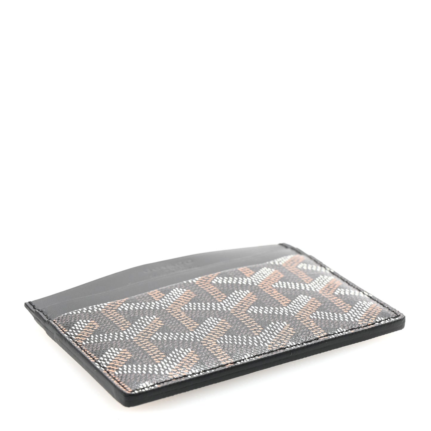 Goyardine Saint Sulpice Card Holder Black