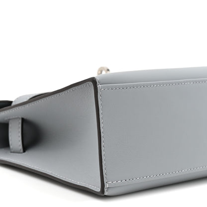 Hermes Swift Kelly Pochette Clutch Gris Pantin 10 of 12
