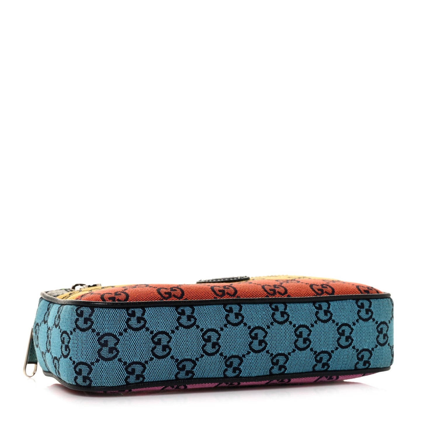 Monogram Multicolor Retro Interlocking G Belt Bag Blue Rainbow Light Blue