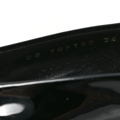 Saint Laurent Patent Calfskin Kayla 110 Pumps 36 Black 9 of 10