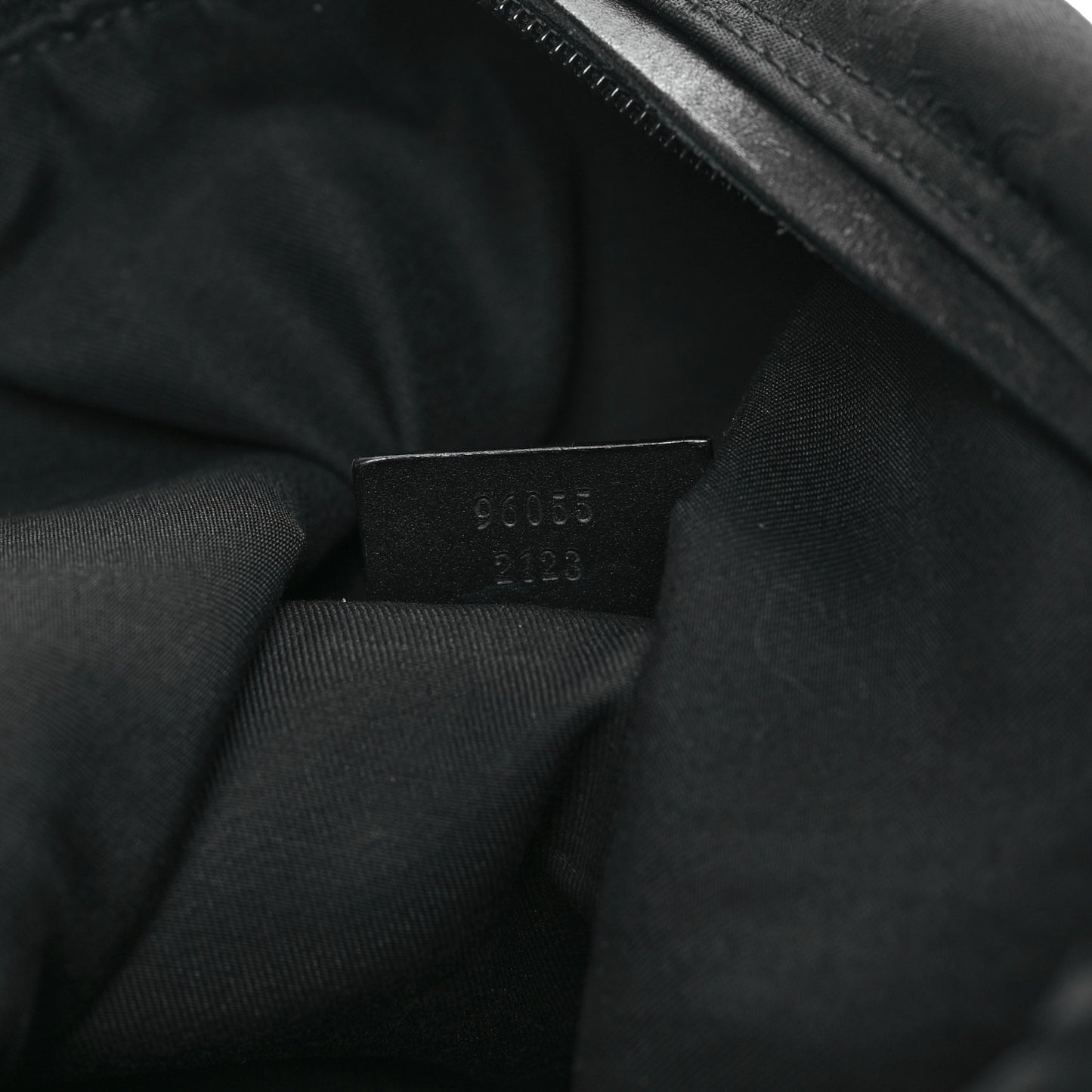 Nylon Monogram Hobo Black
