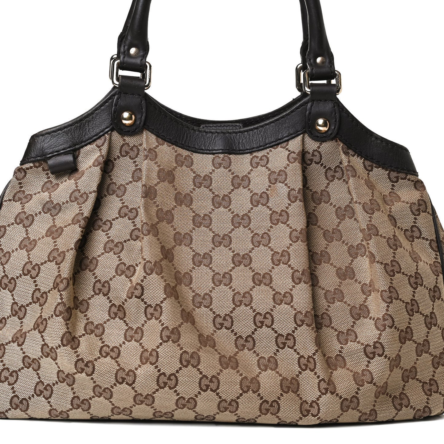 Monogram Medium Sukey Tote Dark Brown
