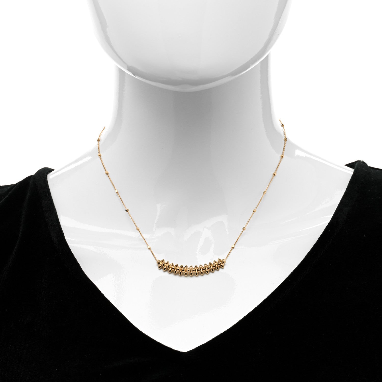 Cartier 18K Pink Gold Small Clash de Cartier Necklace 2 of 6