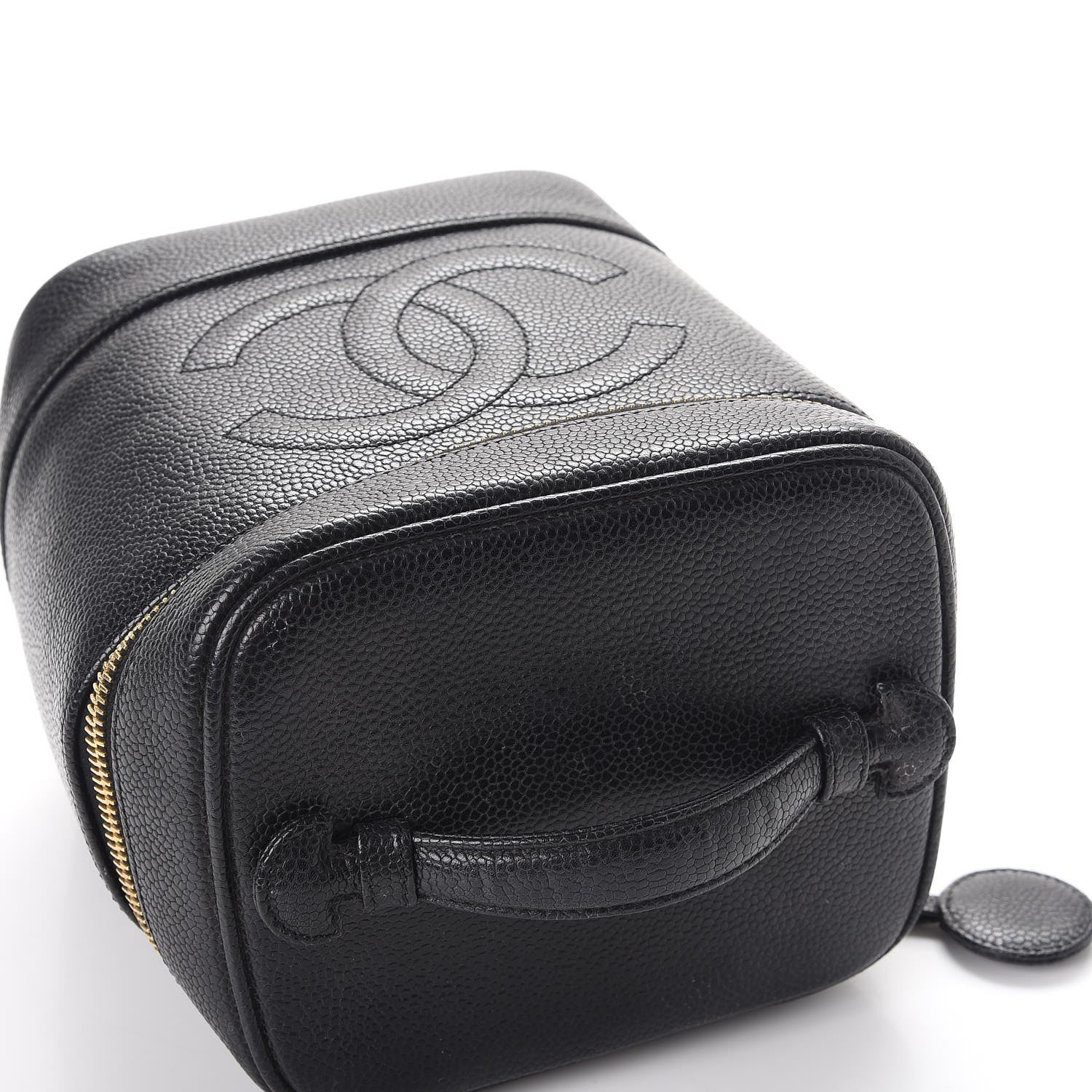 Chanel Caviar Cosmetic Vanity Bag Black 12 of 12