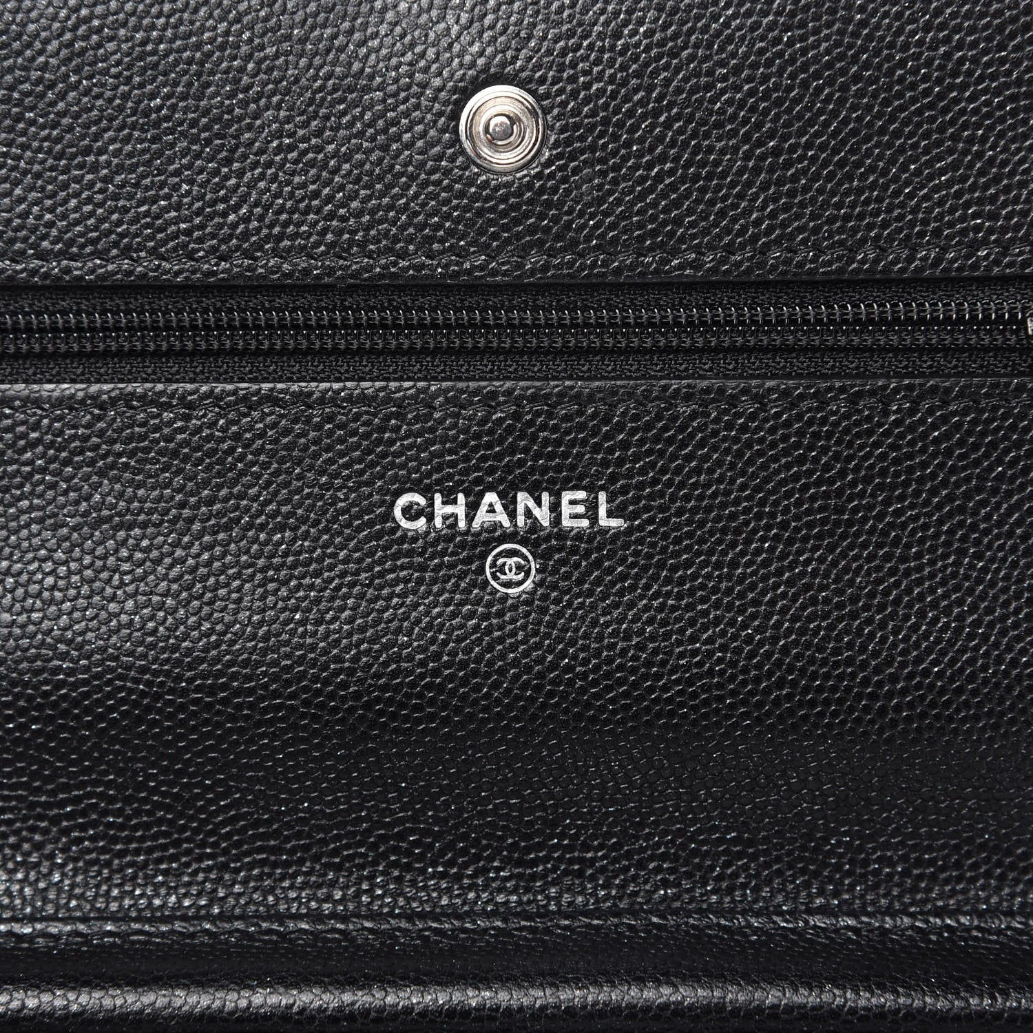 Chanel Caviar Quilted Wallet On Chain WOC Black 8 of 11