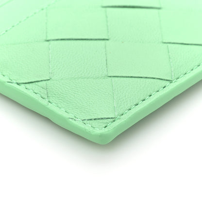 Bottega Veneta Nappa Intrecciato Card Holder Teal 8 of 9