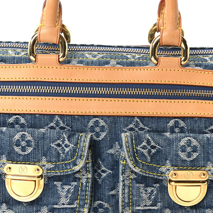 Louis Vuitton Monogram Denim Neo Speedy Blue 7 of 9
