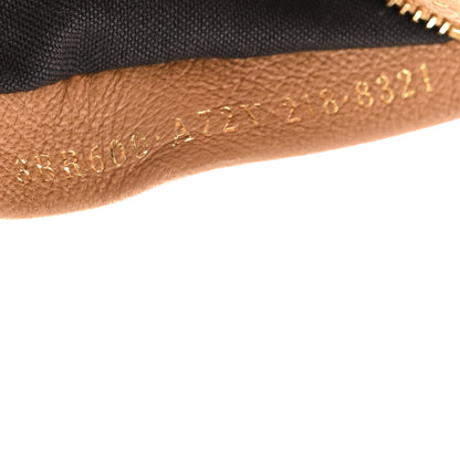 Fendi Nappa FF 1974 Embossed Baguette Miele Scuro 7 of 15
