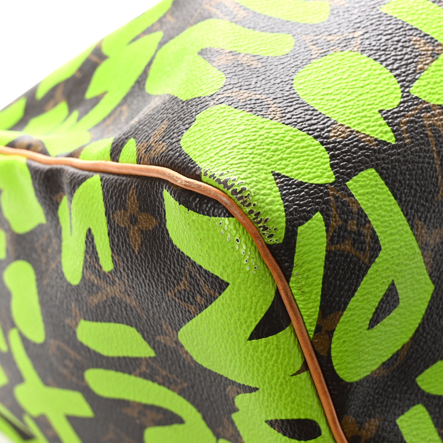 Louis Vuitton Monogram Graffiti Keepall 50 Green 10 of 11