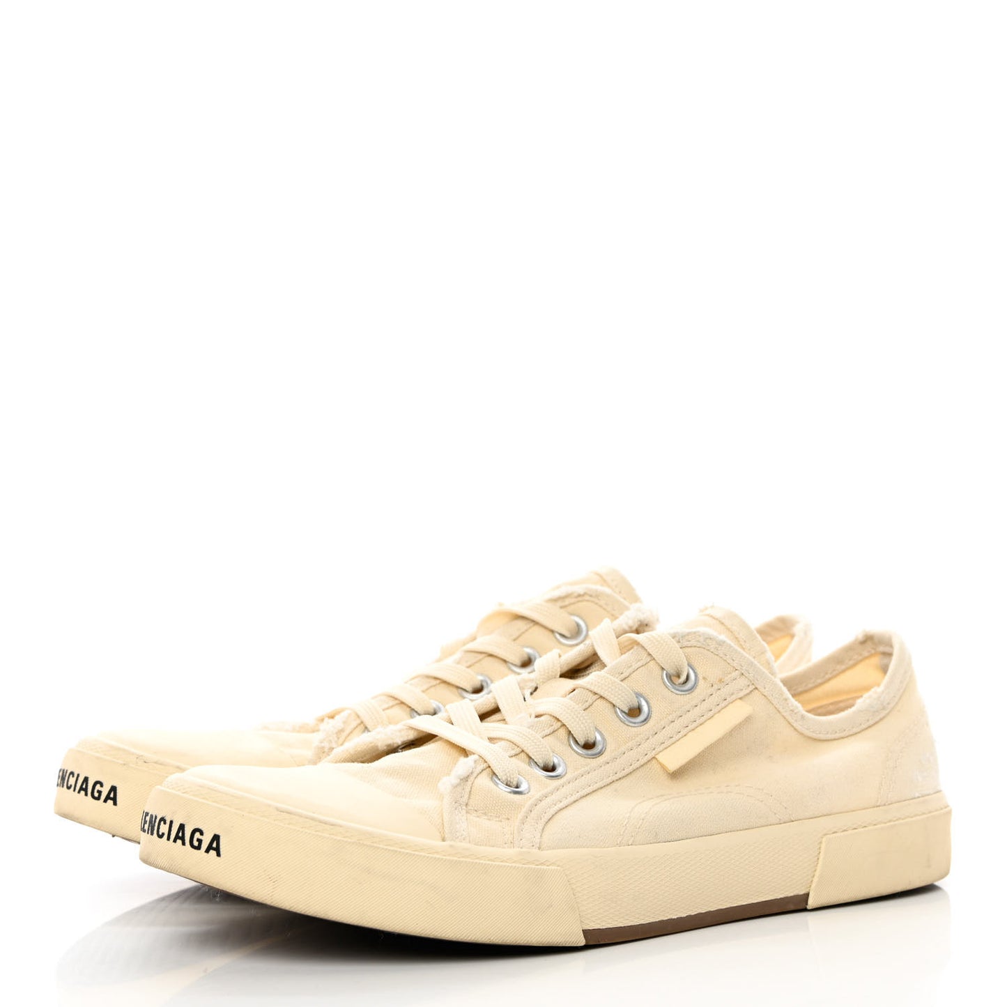Canvas Womens Paris Sneakers 39 White