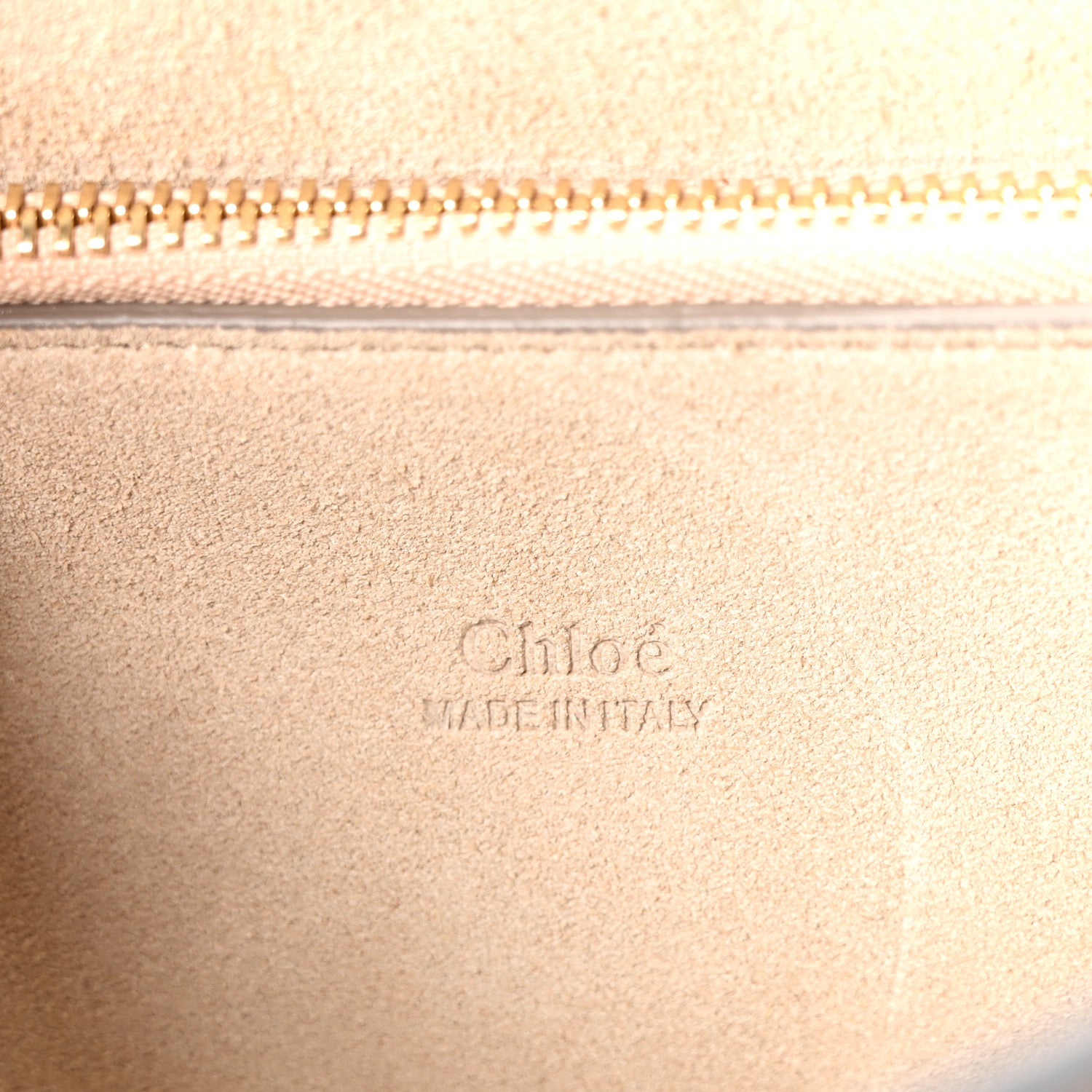 Chloe Calfskin Suede Medium Faye Shoulder Bag Motty Grey 6 of 10