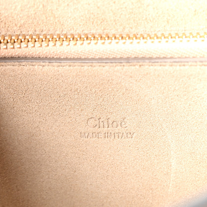 Chloe Calfskin Suede Medium Faye Shoulder Bag Motty Grey 6 of 10