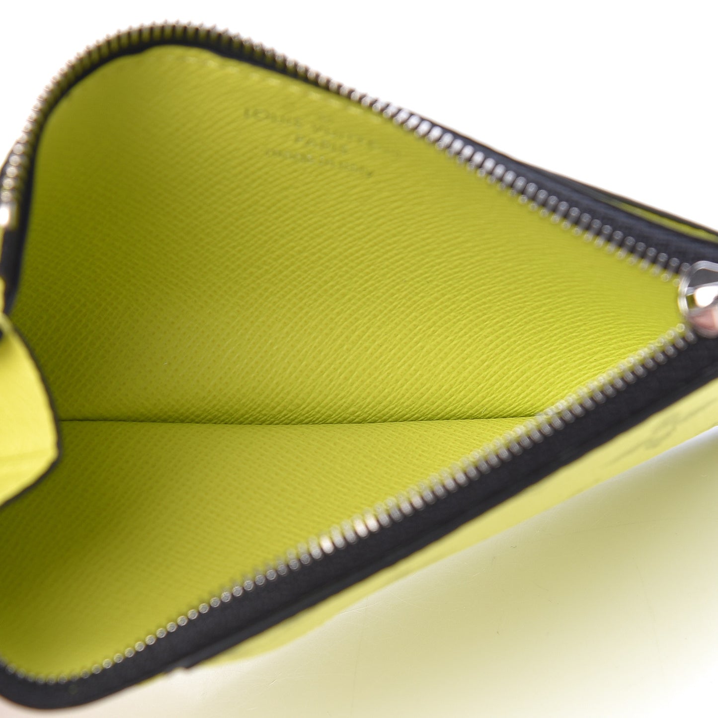Monogram Taiga Coin Card Holder Yellow