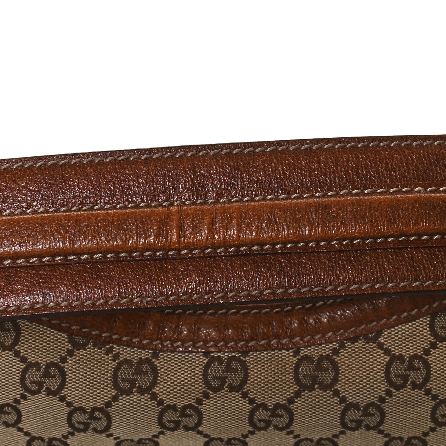 Gucci Monogram Bamboo Ring Hobo Brown 14 of 15