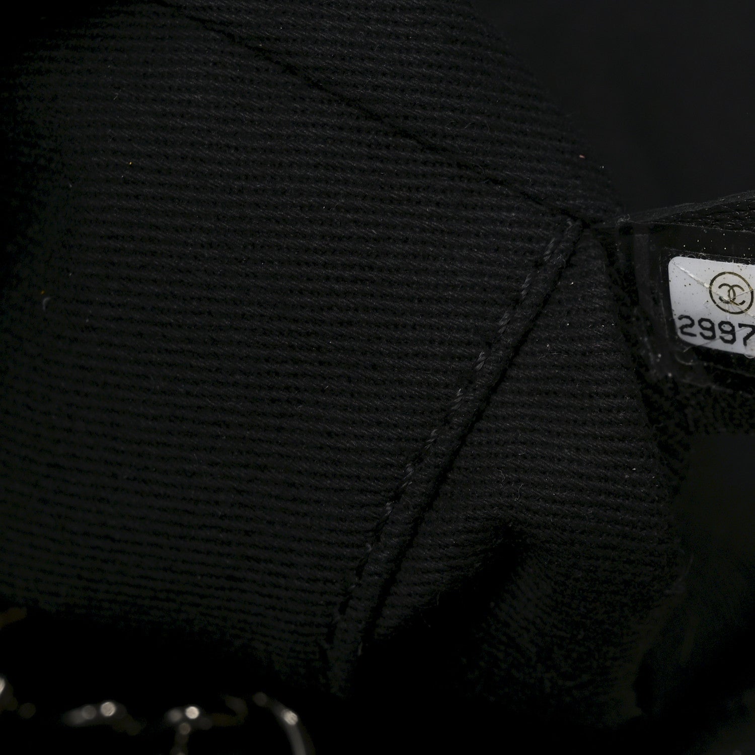 Chanel Canvas Pearl Medium Deauville Tote Black 7 of 10