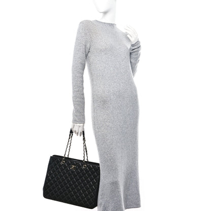 Chanel Caviar Quilted Large Shopping Tote Black 2 of 11