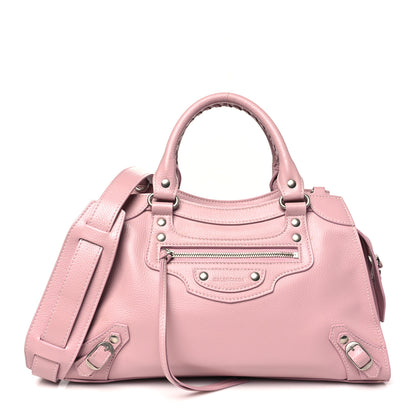 Balenciaga Grained Calfskin Neo Classic Black Hardware S City Powder Powder Pink 1 of 10