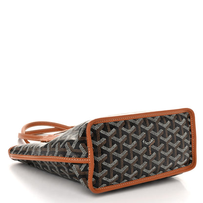 Goyard Goyardine Reversible Mini Anjou Black Gold 7 of 18