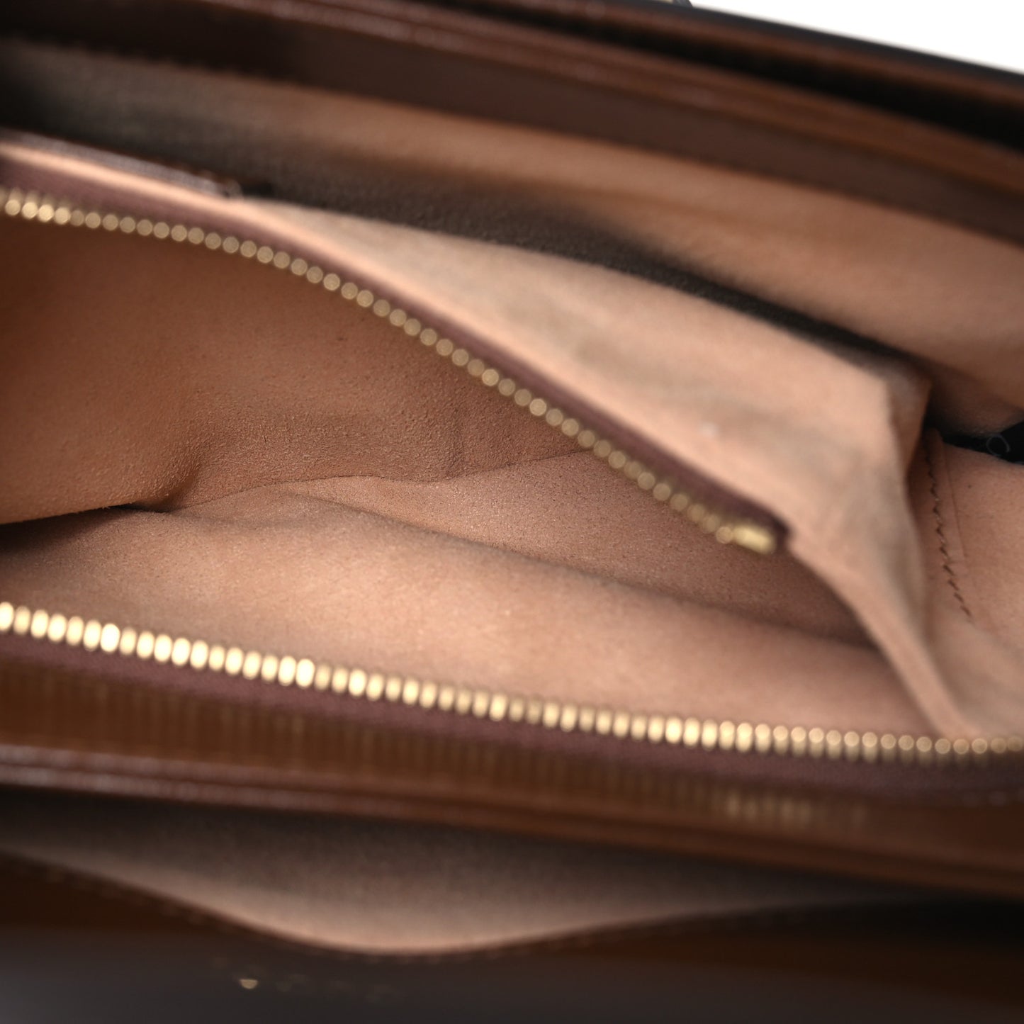 GG Supreme Monogram Horsebit 1955 Shoulder Bag Beige Brown Sugar