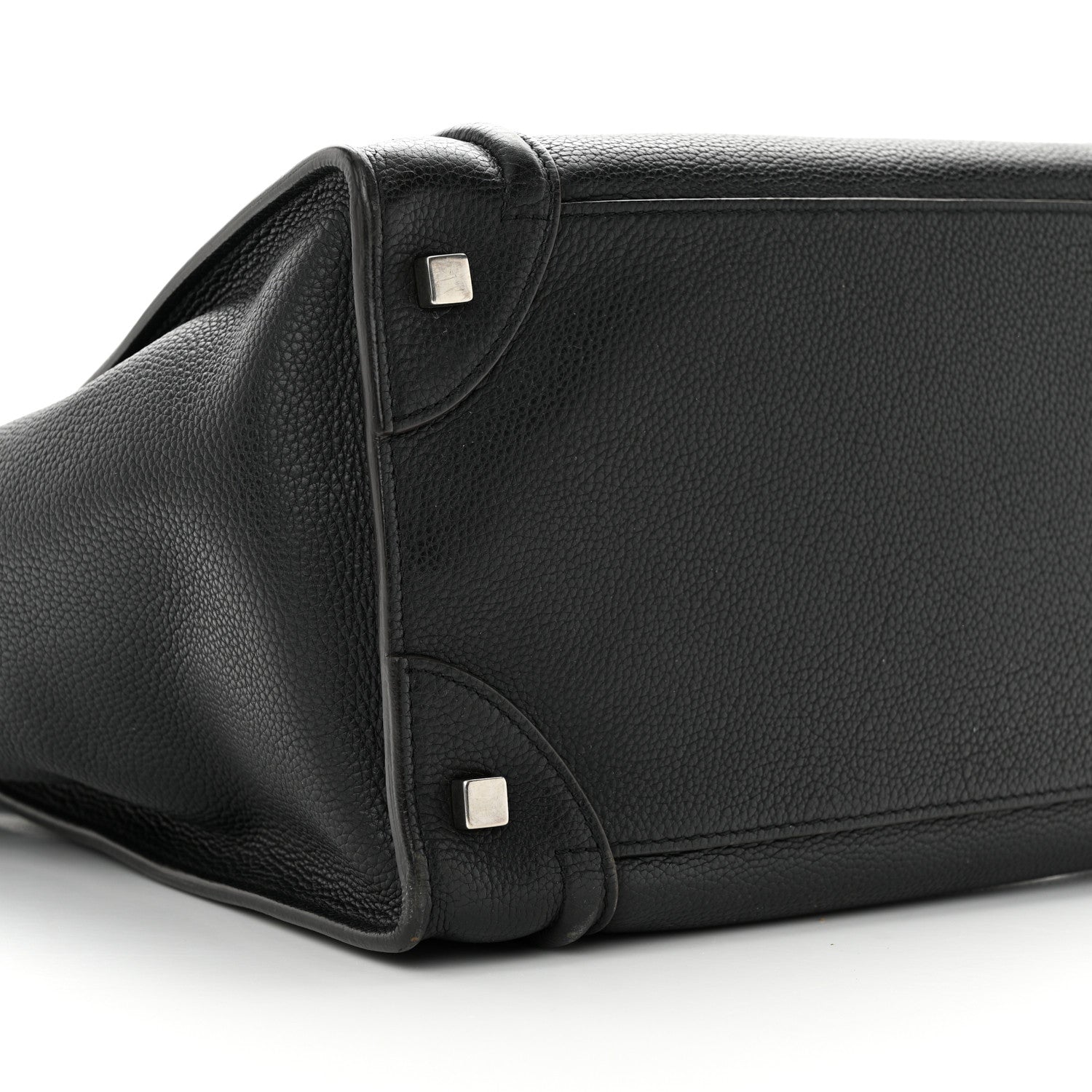Celine Drummed Calfskin Mini Luggage Black 8 of 12