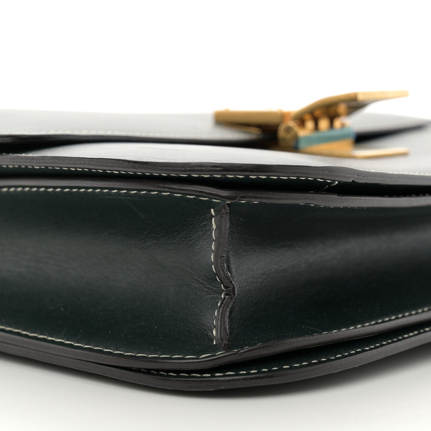 Box Calfskin Medium Classic Box Flap Bag Classic Green