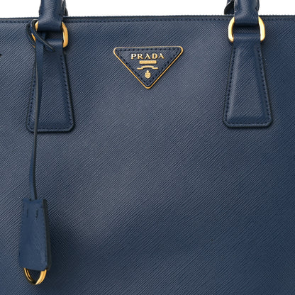 Prada Saffiano Medium Galleria Double Zip Tote Bluette 10 of 22