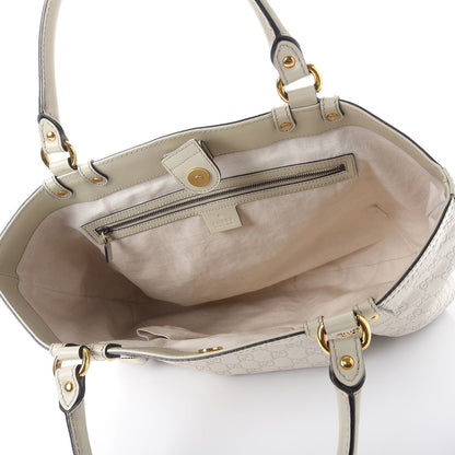 Gucci Guccissima Studded Large Scarlett Tote Off White 5 of 8
