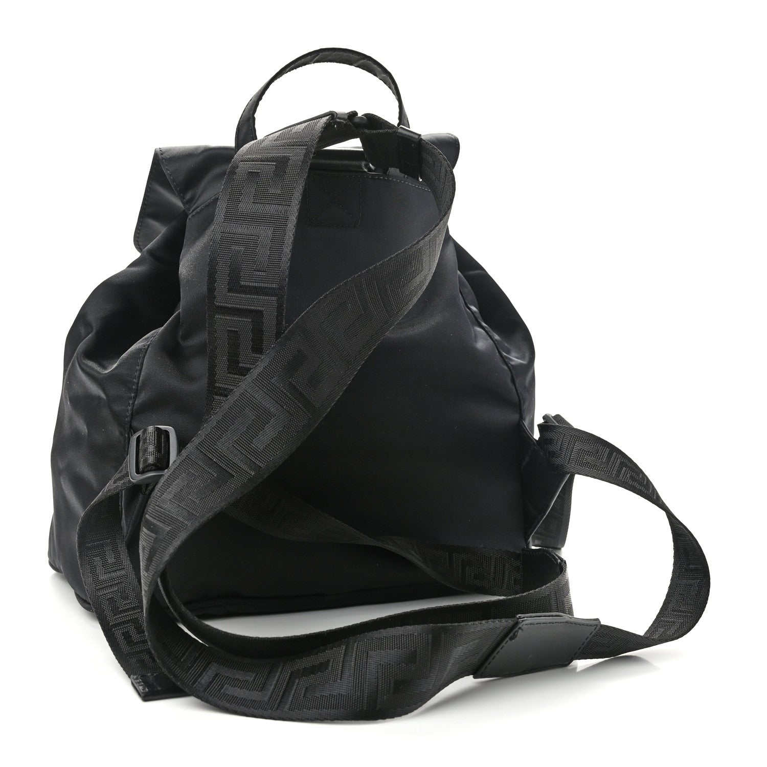 Versace Nylon Palazzo Medusa Backpack Black 2 of 9