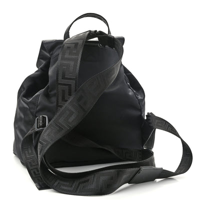 Versace Nylon Palazzo Medusa Backpack Black 2 of 9