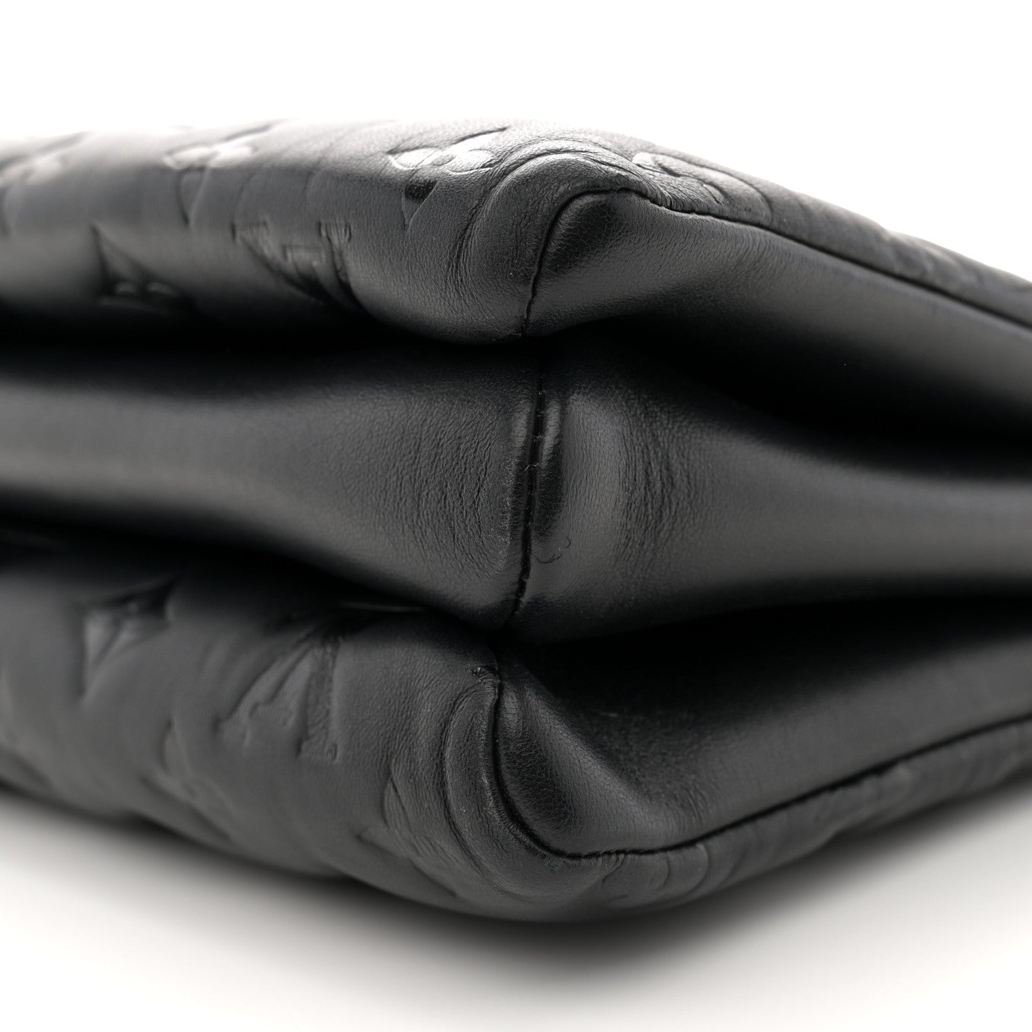 Louis Vuitton Lambskin Embossed Monogram Coussin PM Black 11 of 11