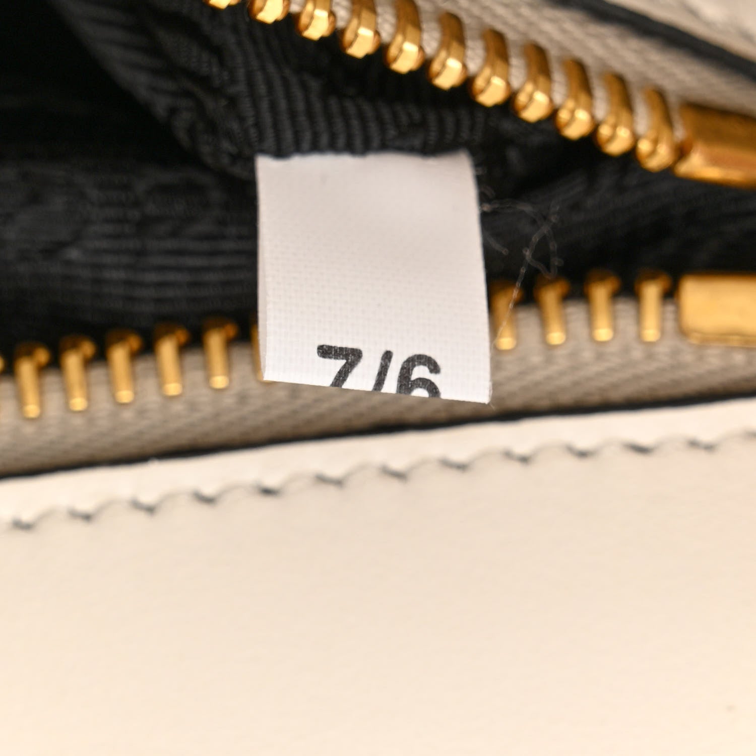 Prada Saffiano Flap Shoulder Bag Bianco 8 of 13