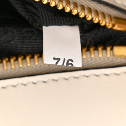 Prada Saffiano Flap Shoulder Bag Bianco 8 of 13