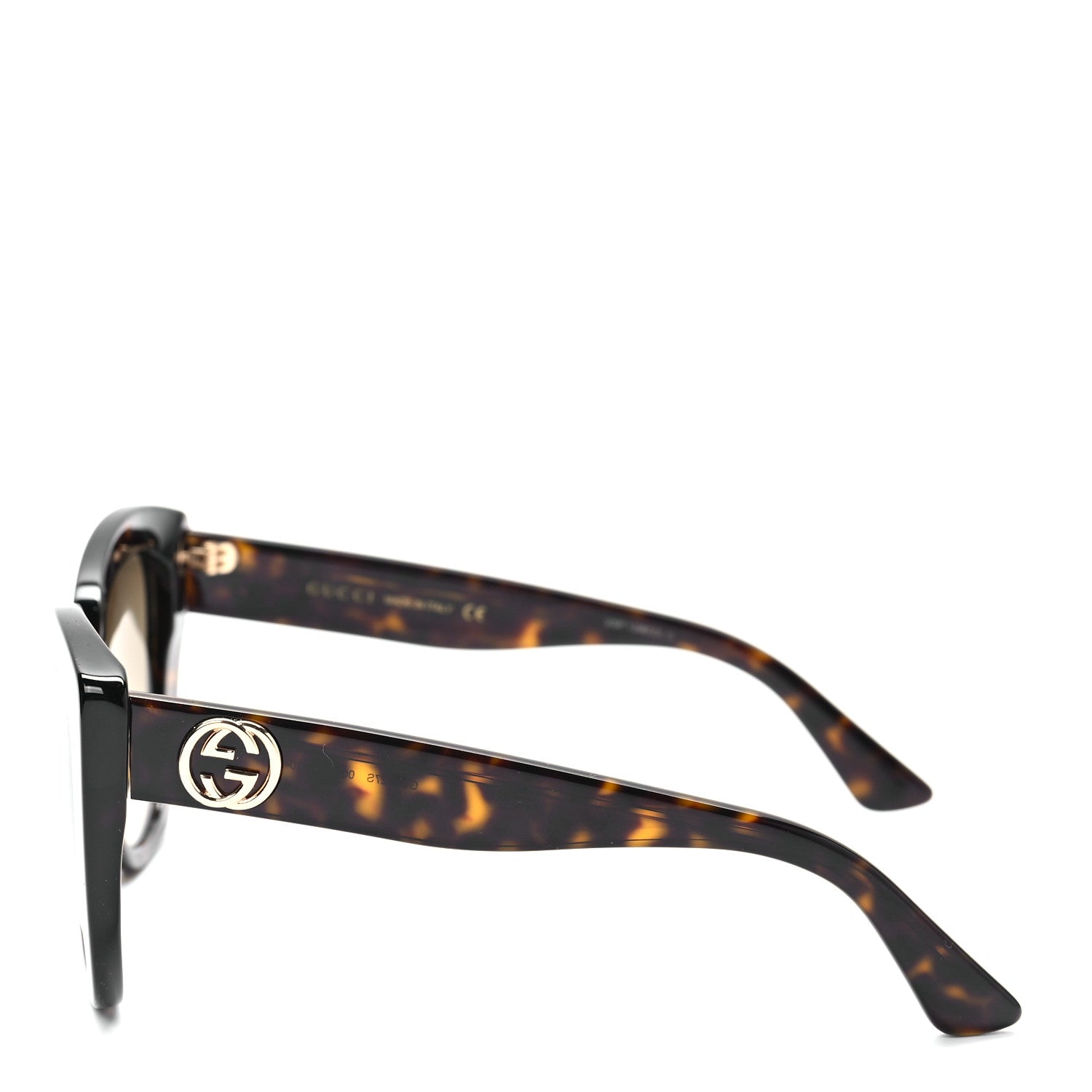Gucci Cat Eye Sunglasses GG0327S Tortoise 3 of 8