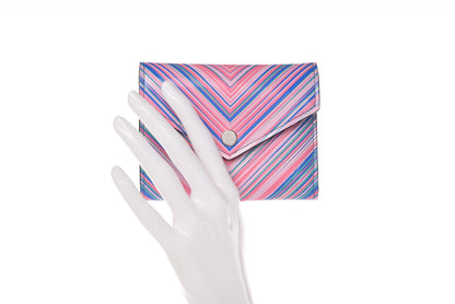 Louis Vuitton Epi Tropical Victorine Wallet Blue Rose 2 of 7