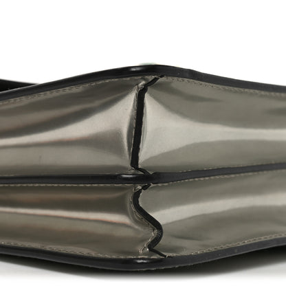 Bulgari Metallic Calfskin Serpenti Forever Shoulder Bag Silver 8 of 9