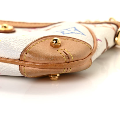 Louis Vuitton Monogram Multicolor Pochette Milla MM White 9 of 10