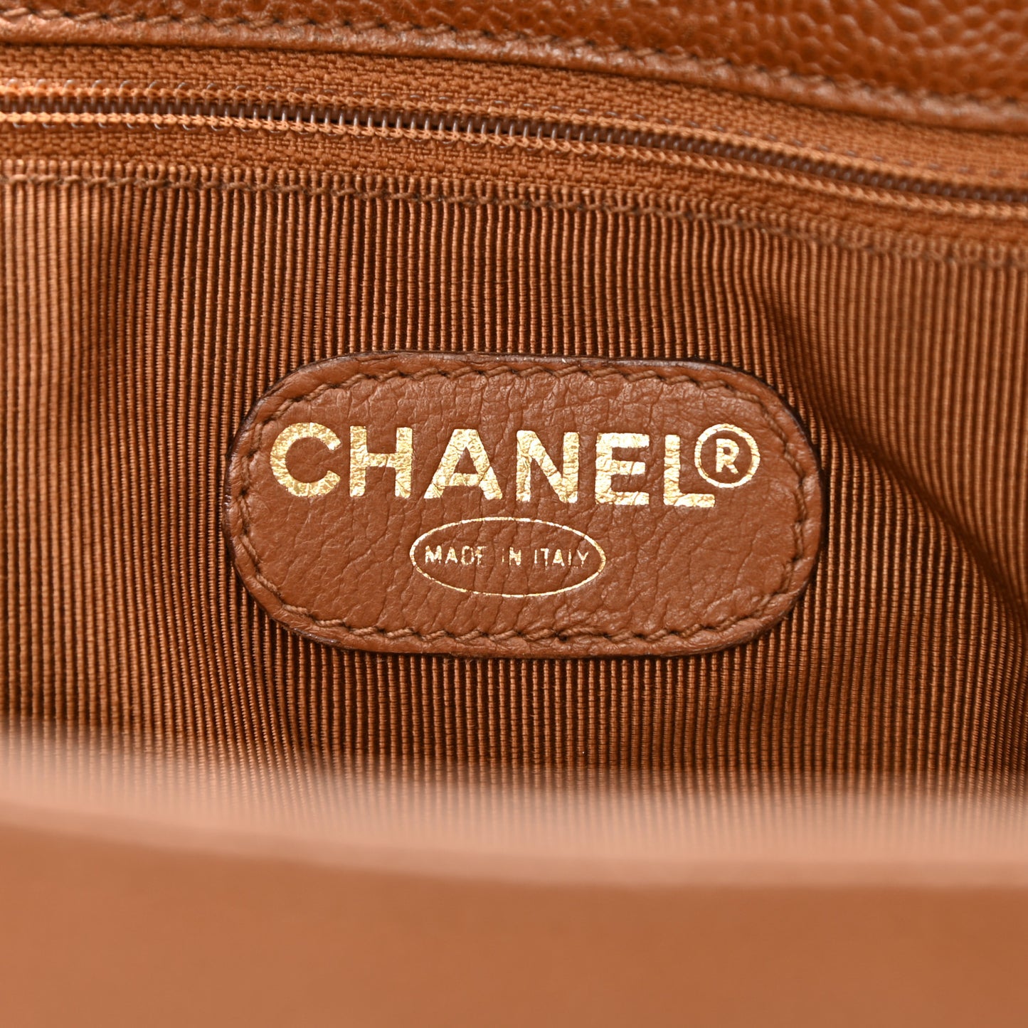 Caviar Shoulder Bag Brown