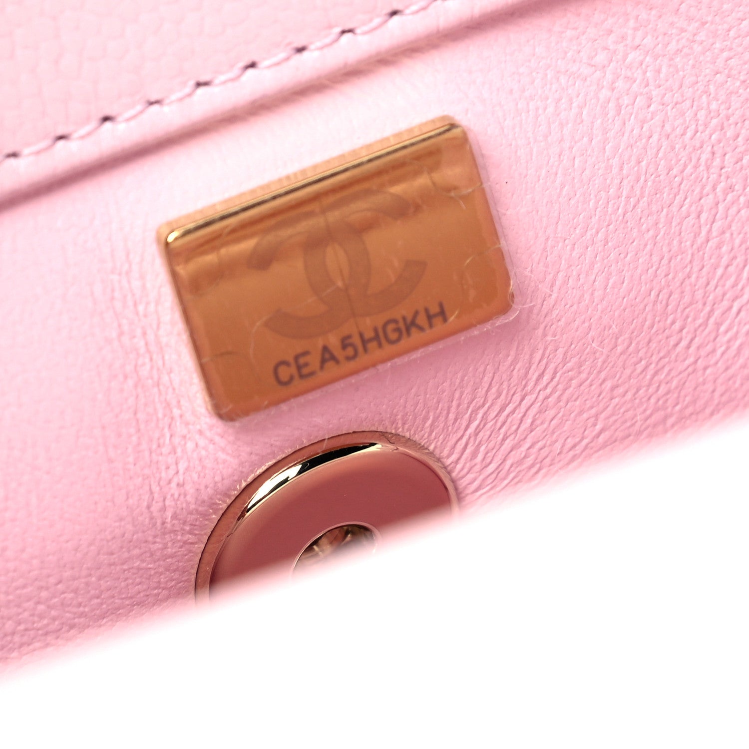 Chanel Caviar Quilted Mini Coco Handle Flap Pink 6 of 8