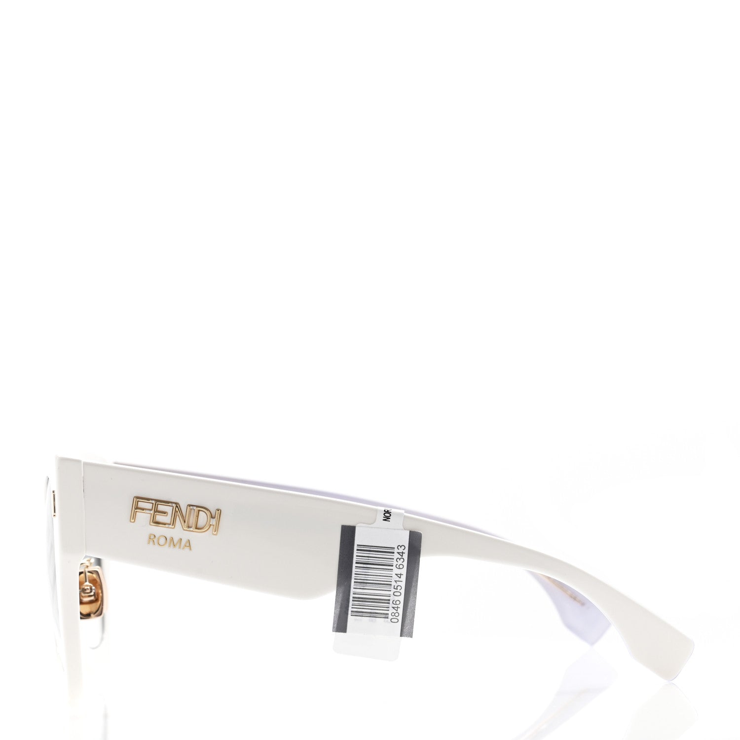 Fendi Acetate FF Sunglasses FF 0434/G/S White Gold 3 of 8
