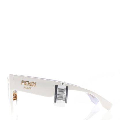 Fendi Acetate FF Sunglasses FF 0434/G/S White Gold 3 of 8