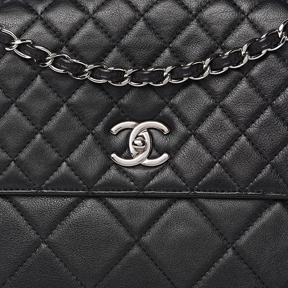 Chanel Calfskin Quilted In The Business Flap Bag Black 8 of 10