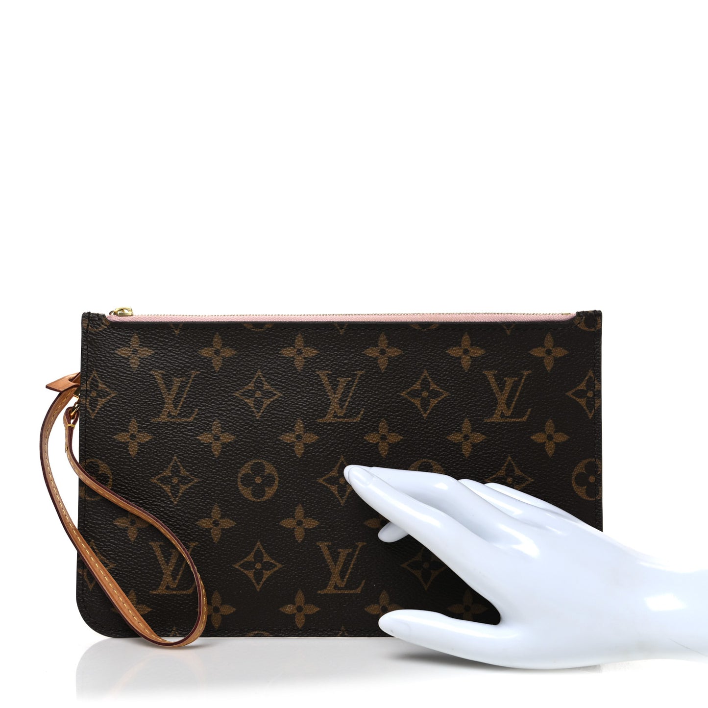 Monogram Neverfull MM GM Pochette Rose Ballerine