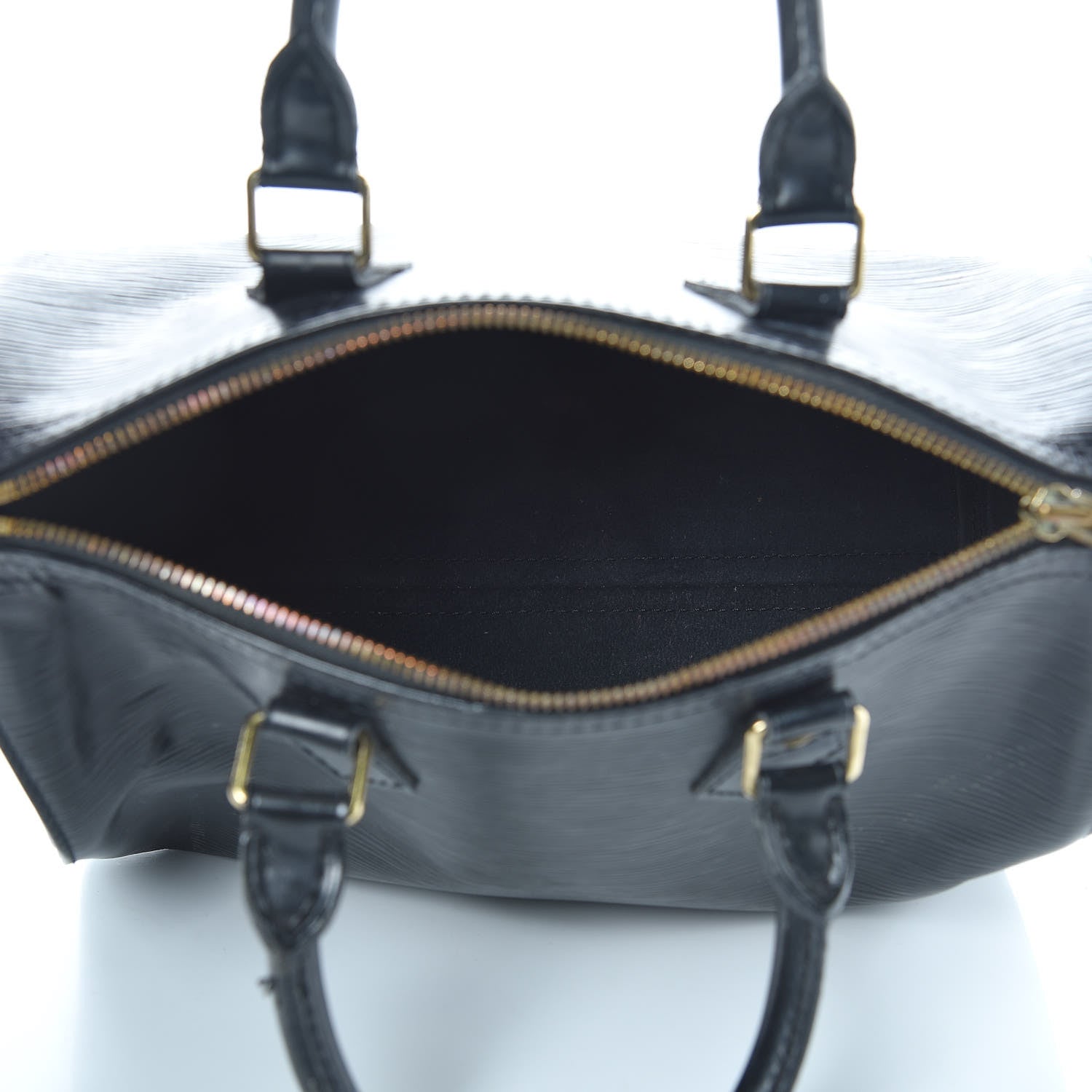 Louis Vuitton Epi Speedy 25 Black 5 of 22