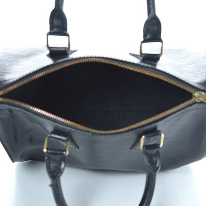 Louis Vuitton Epi Speedy 25 Black 5 of 22