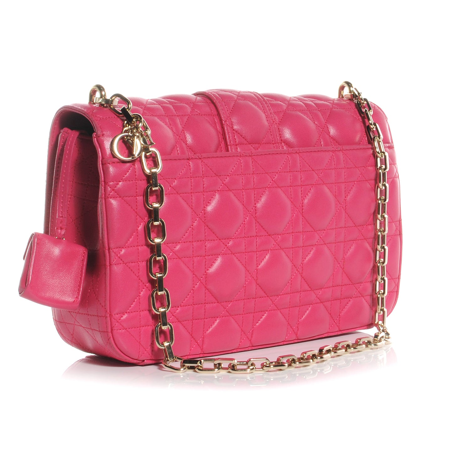 Lambskin Cannage Medium Miss Dior Flap Sorbet