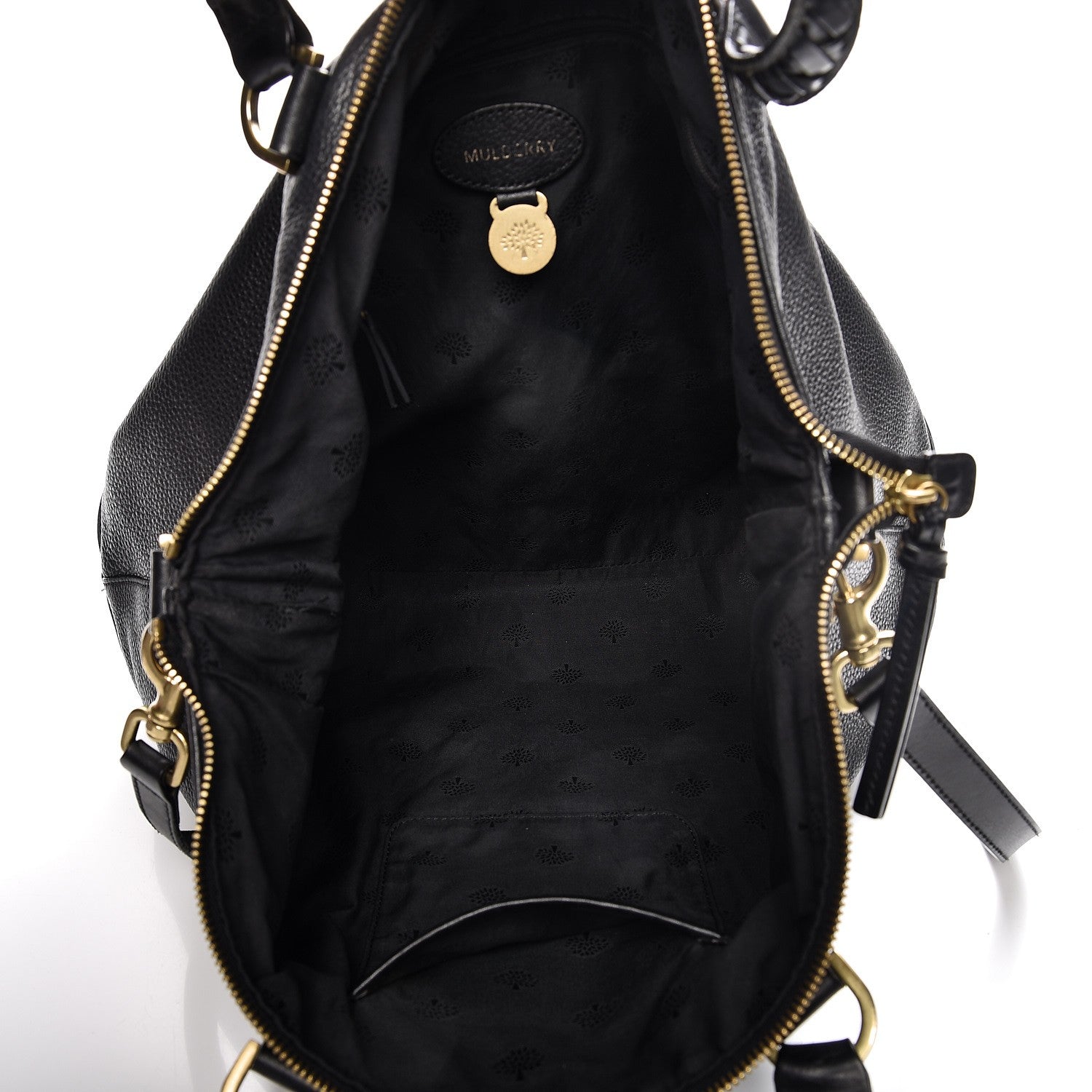 Mulberry Pebbled Calfskin Effie Hobo Black 6 of 14